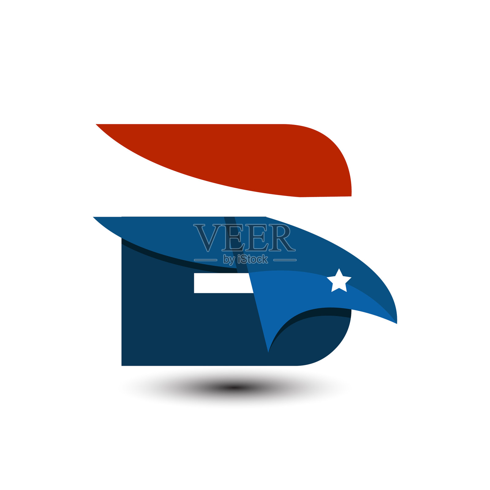 图形字母b标志完美的e运动插画图片素材