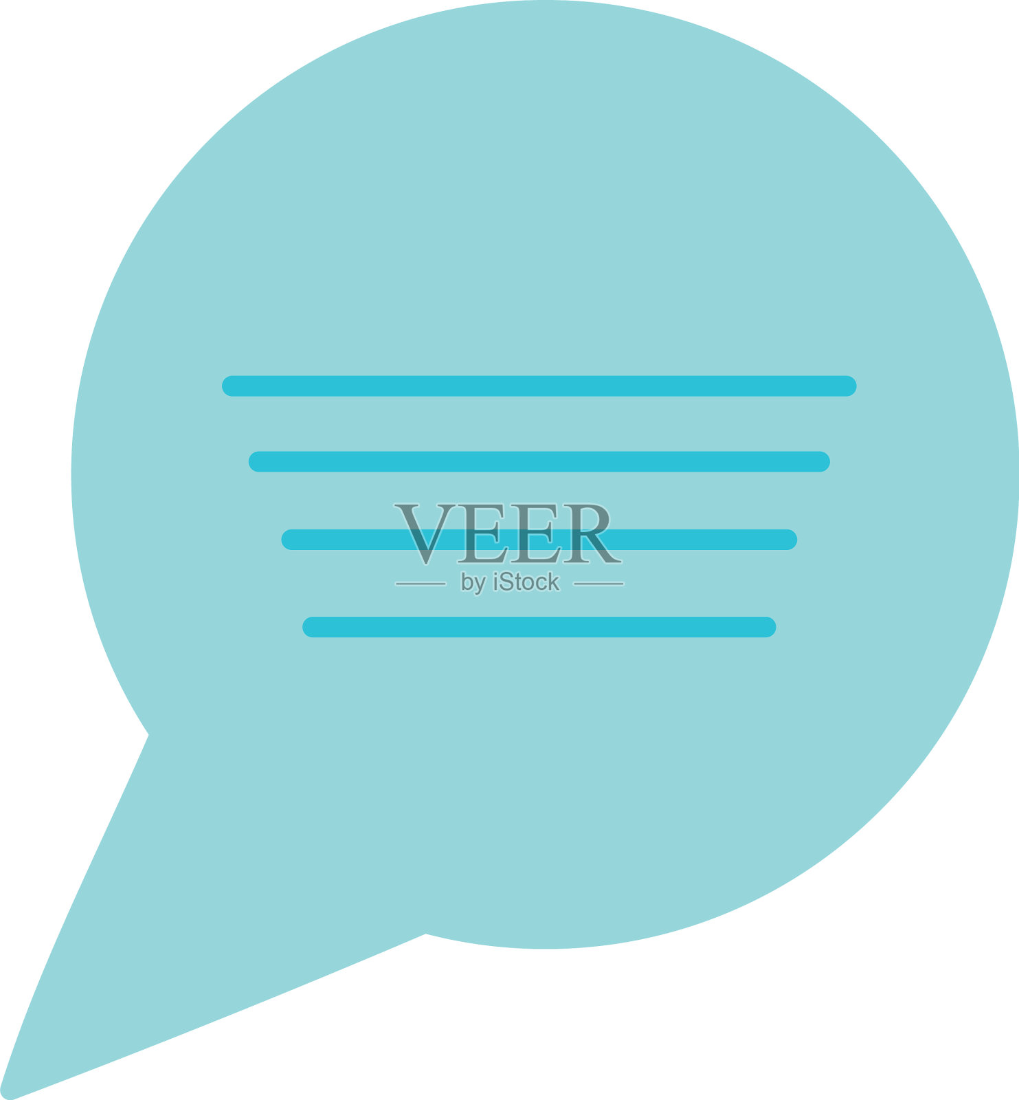 语音气泡聊天信息短信图标设计元素图片