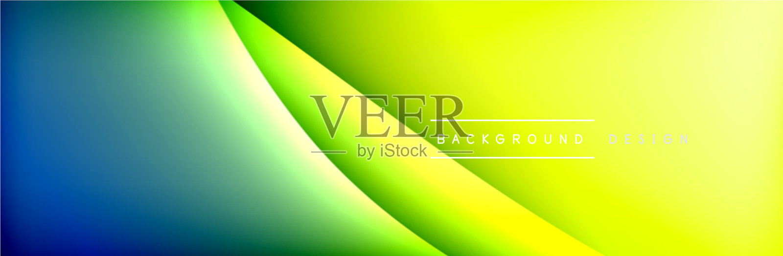 带有3d阴影效果和流体的流动波插画图片素材