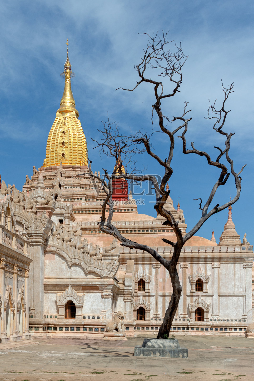 阿南达宝塔蒲甘，缅甸宝塔之乡照片摄影图片