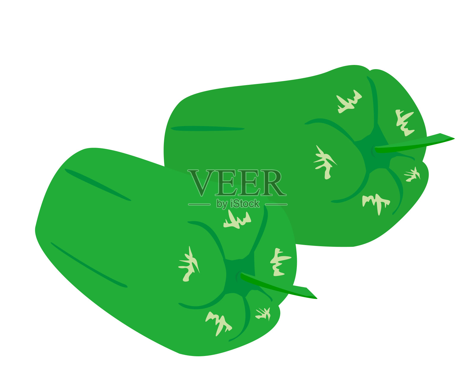 甜椒矢量图，红辣椒设计元素图片