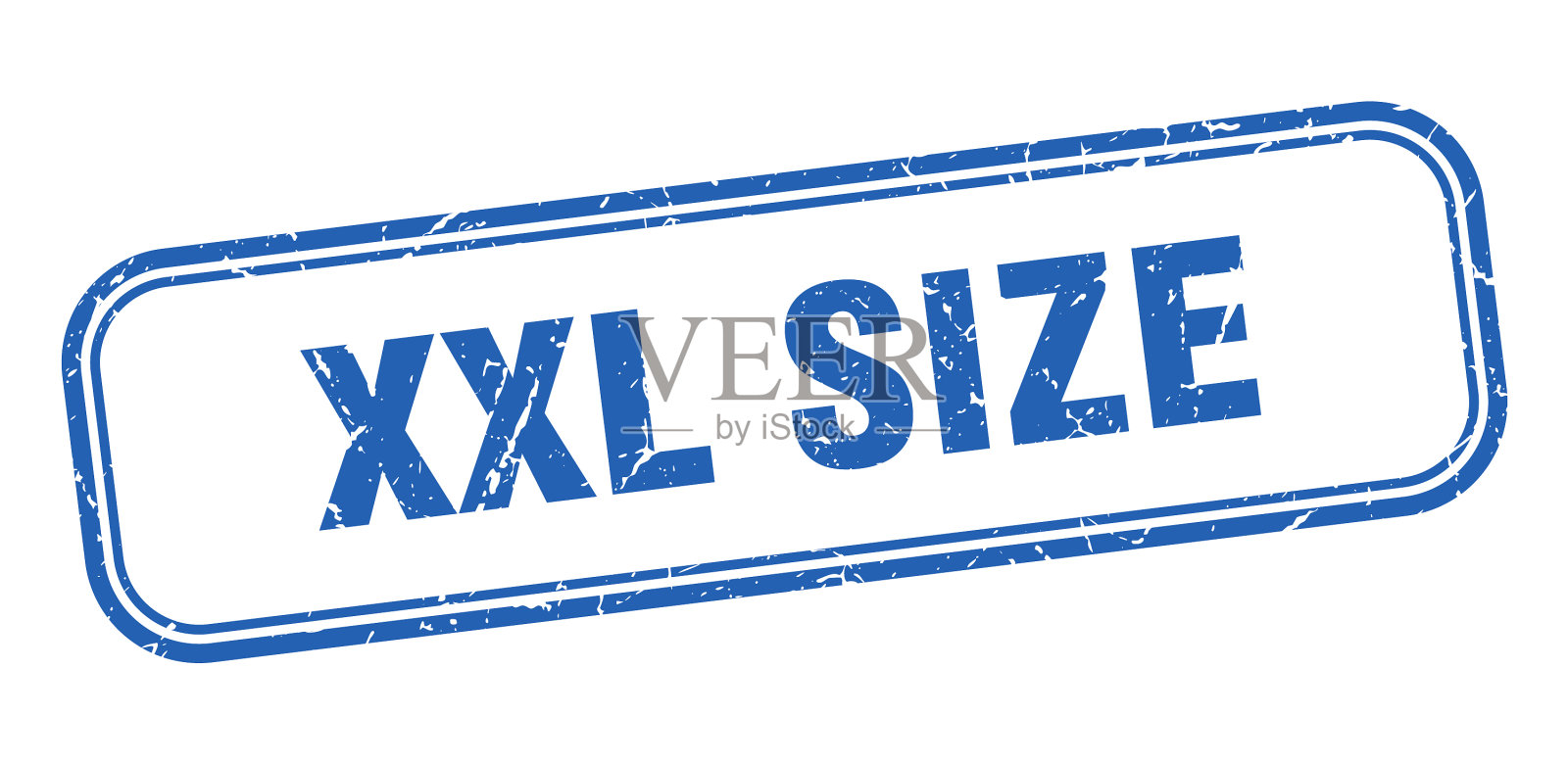 XXL尺寸的邮票XXL尺寸的方形垃圾蓝色标志插画图片素材