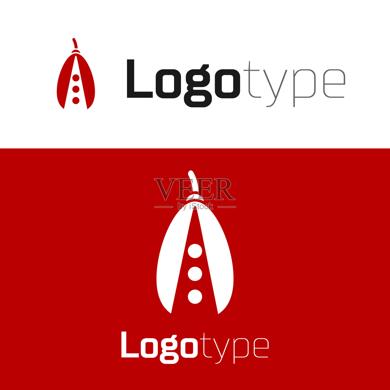 红色芸豆图标孤立在白色背景插画图片素材