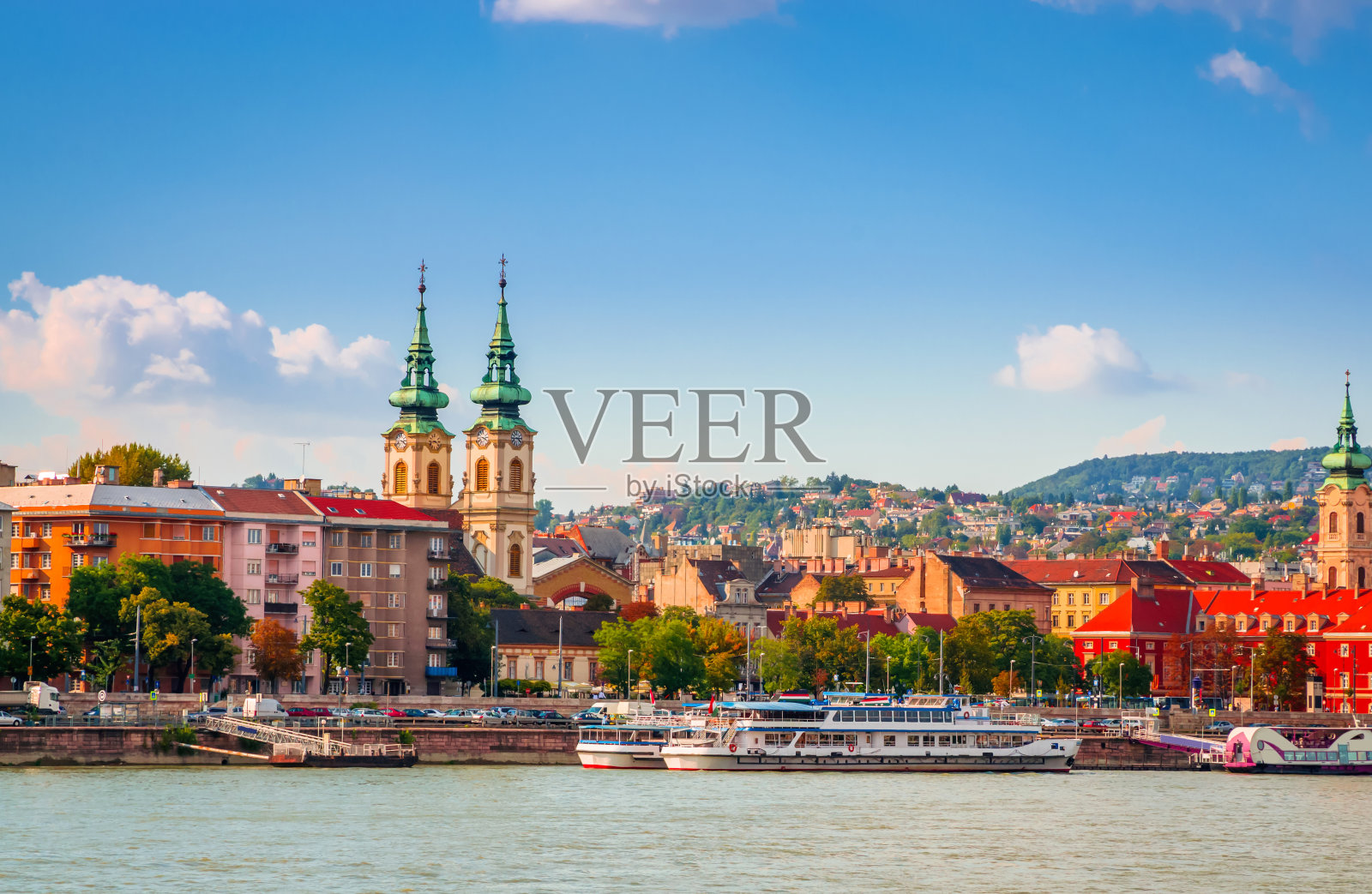 布达佩斯全景，匈牙利照片摄影图片