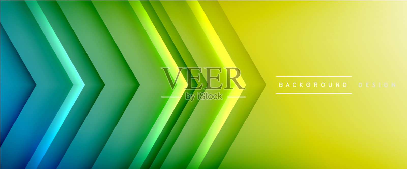 用箭头线技术制作数字模板插画图片素材