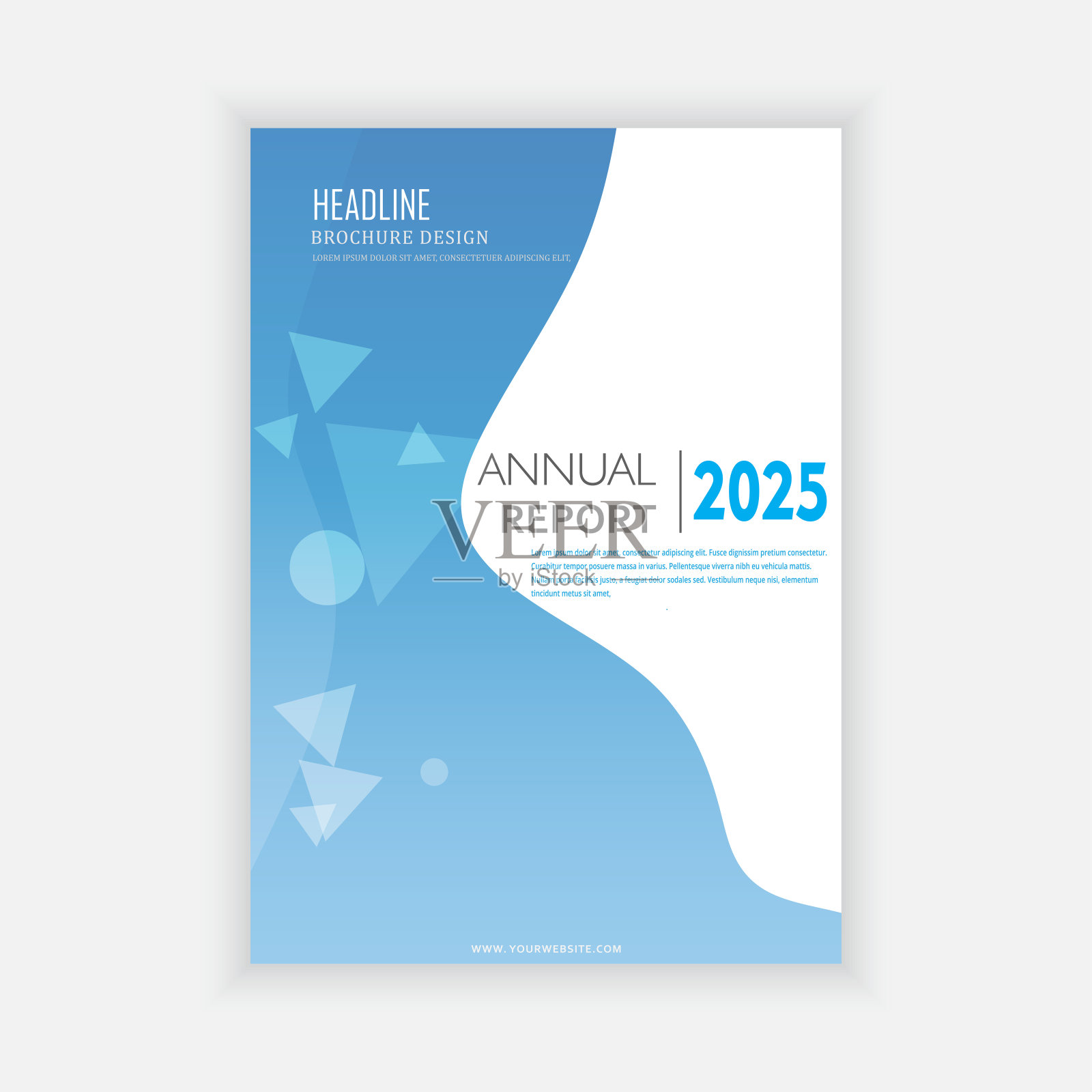 抽象几何设计封面年度报告，小册子，传单，演示文稿，传单，杂志a4大小设计模板素材