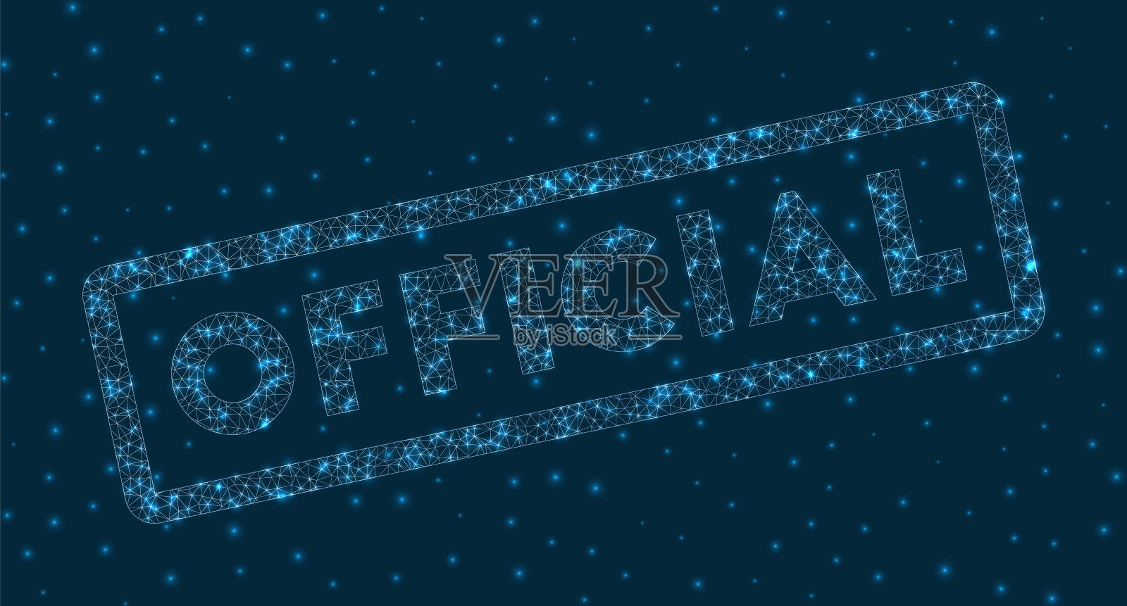 数字风格的官方用语。插画图片素材