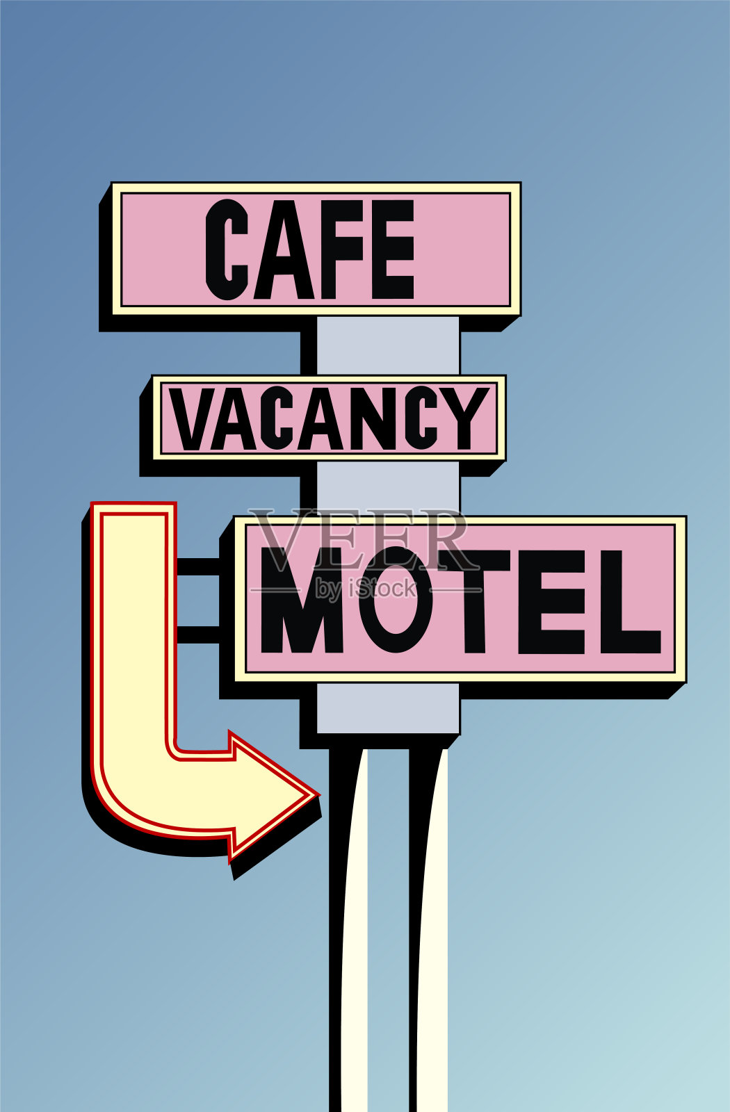 在路上。插画图片素材