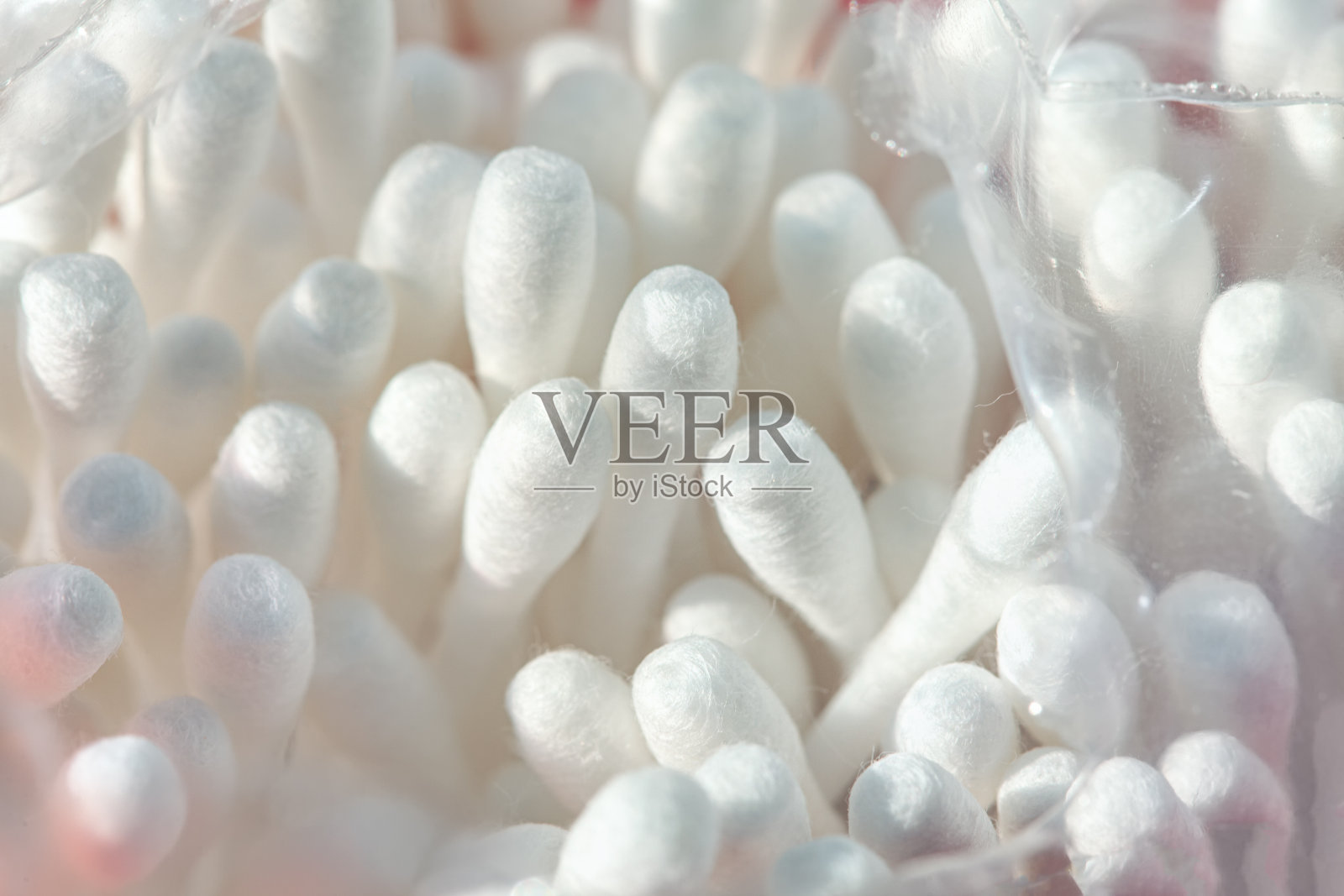 宏观的耳朵清洁棒照片摄影图片