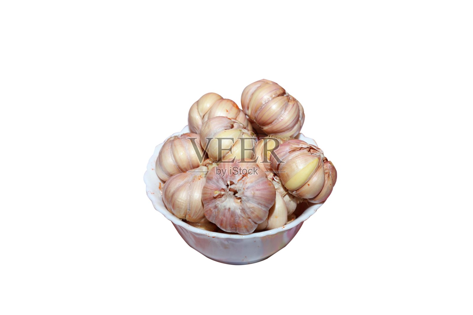 大蒜白色背景照片摄影图片