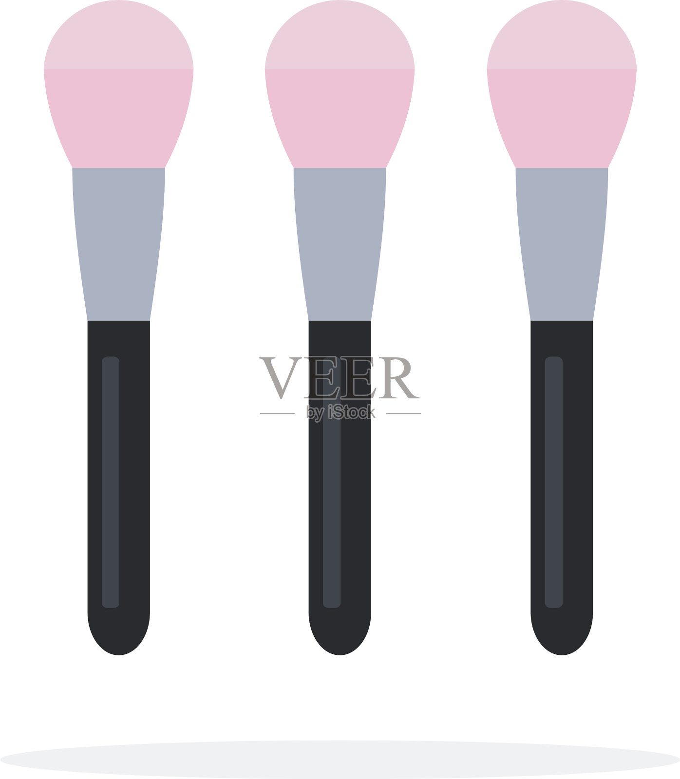 刷子适用于刷平材料设计插画图片素材