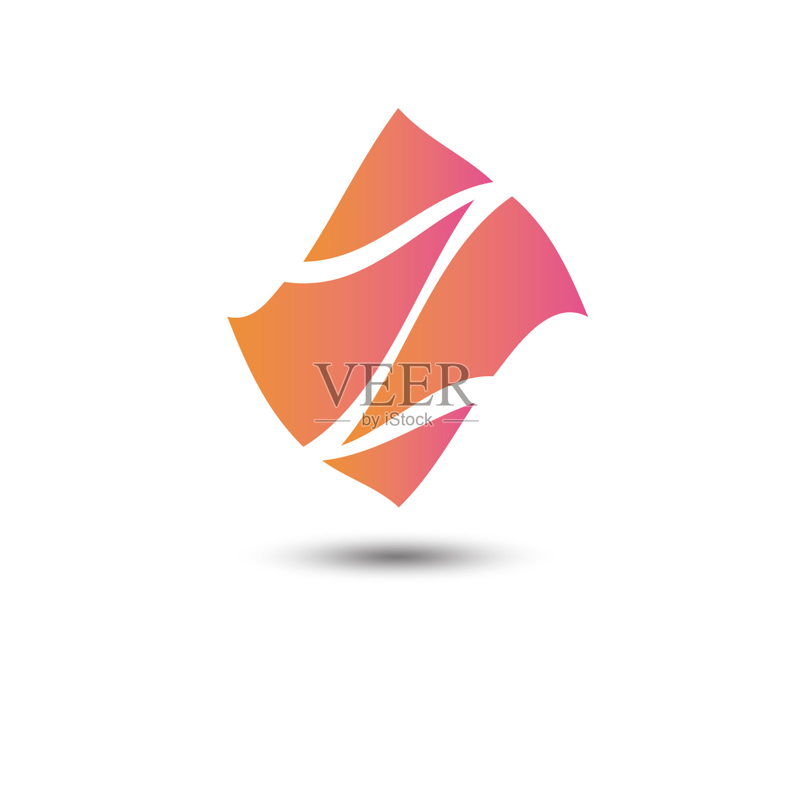 抽象字母z标志设计元素图片