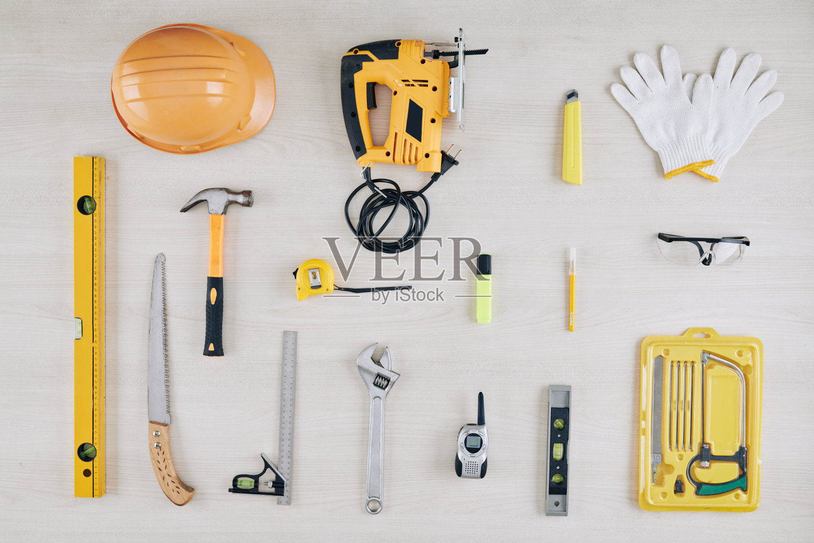 一套施工工具照片摄影图片