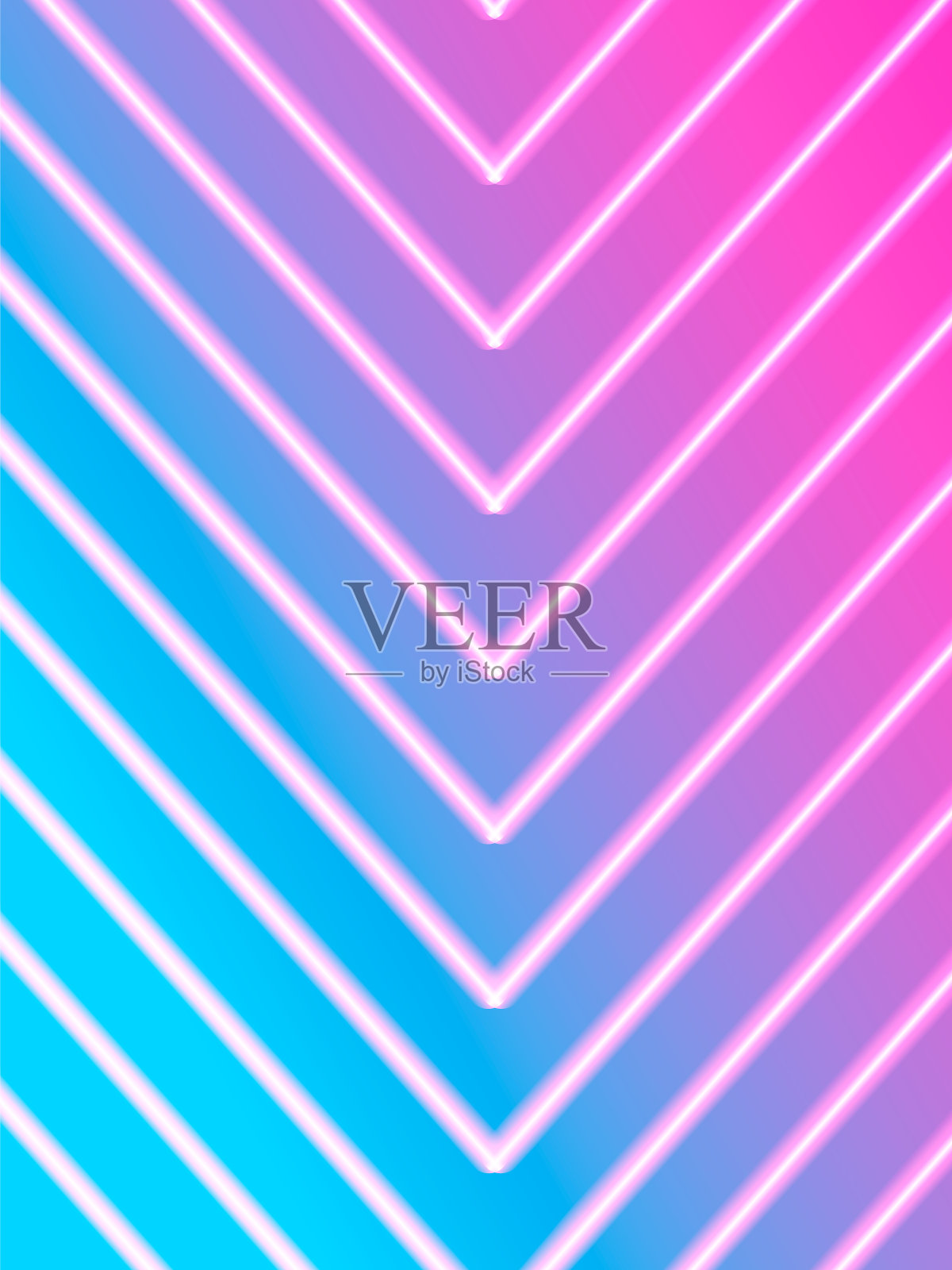 霓虹灯条纹照明。抽象的背景。矢量股票插图海报或横幅插画图片素材