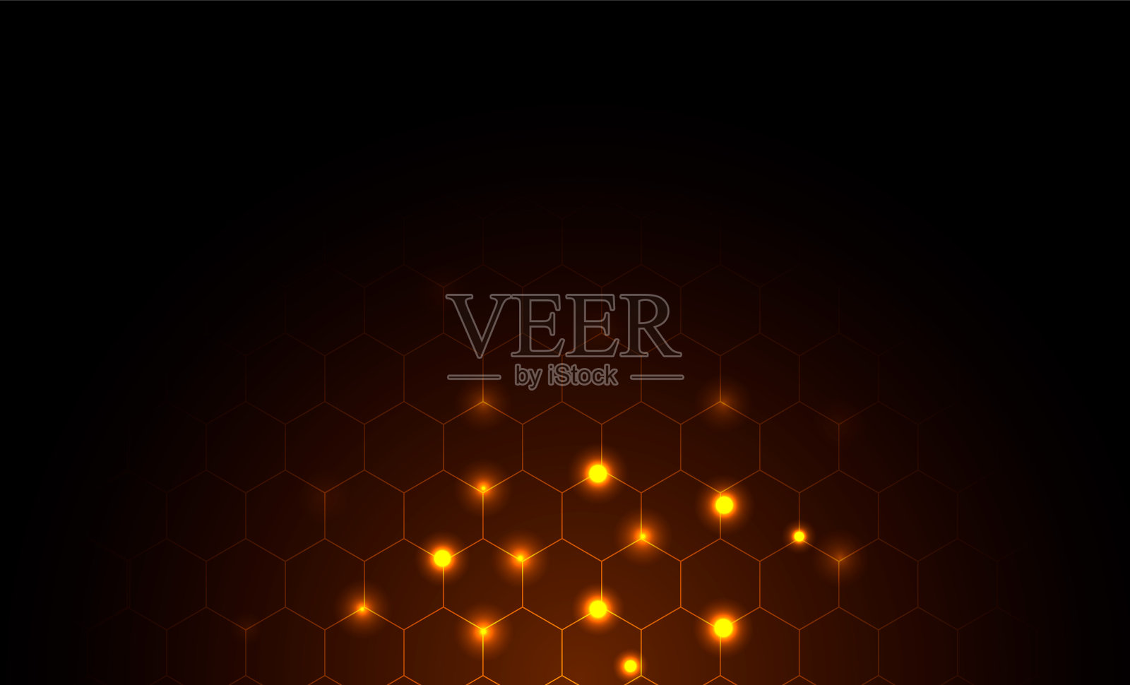 蜂窝的背景。矢量股票插图海报或横幅插画图片素材