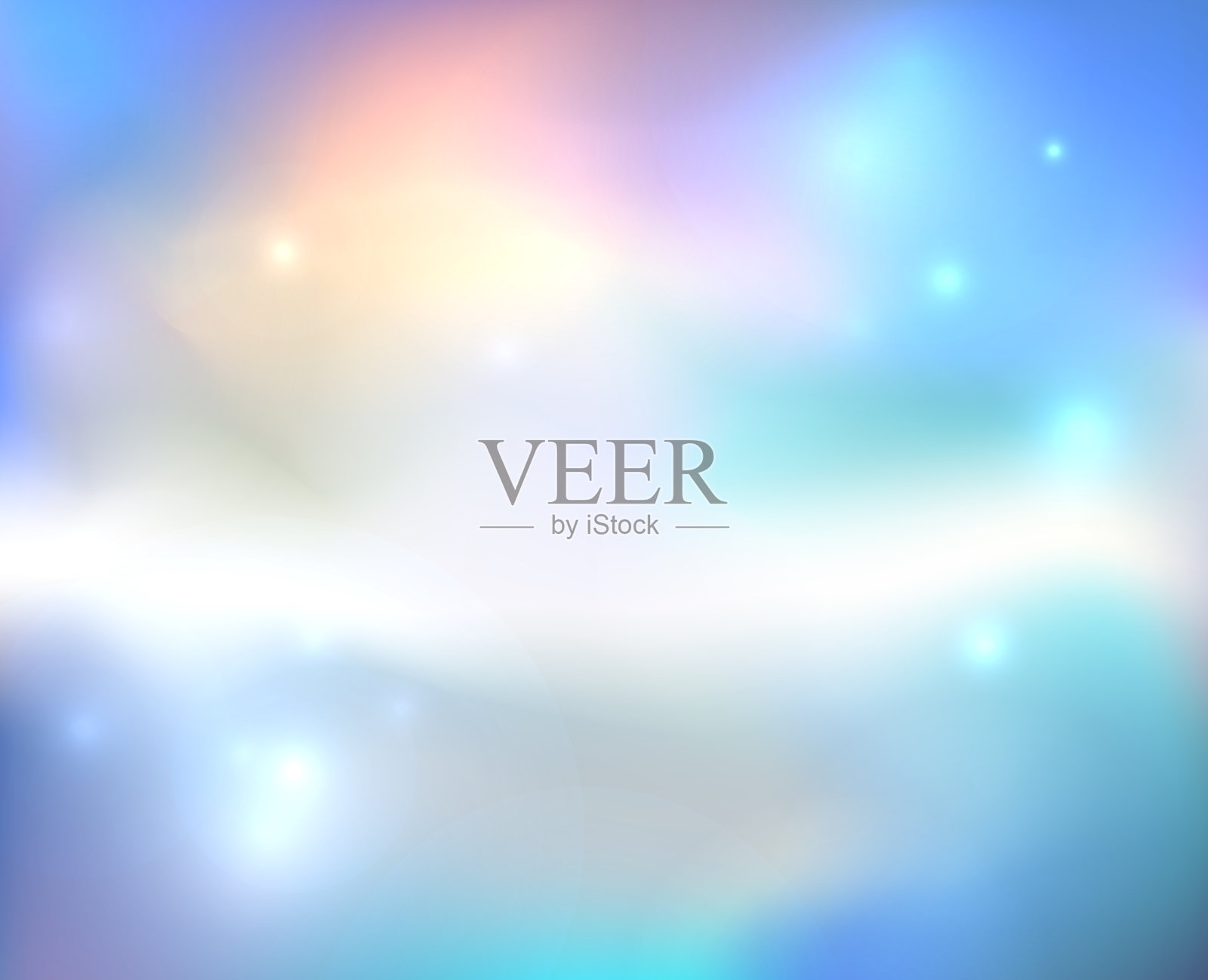 Аbstract蓝天背景。晚霞晚霞的色彩优雅神奇奇妙的背景插画图片素材