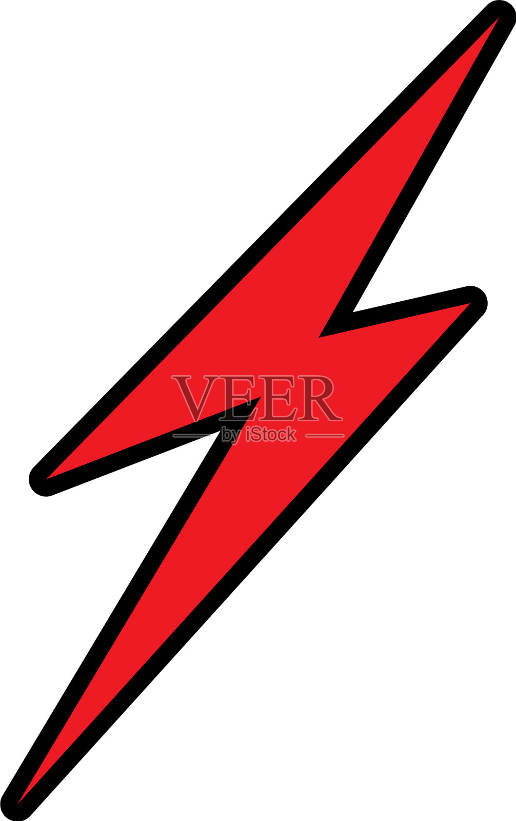 闪电闪电闪电图标设计元素图片