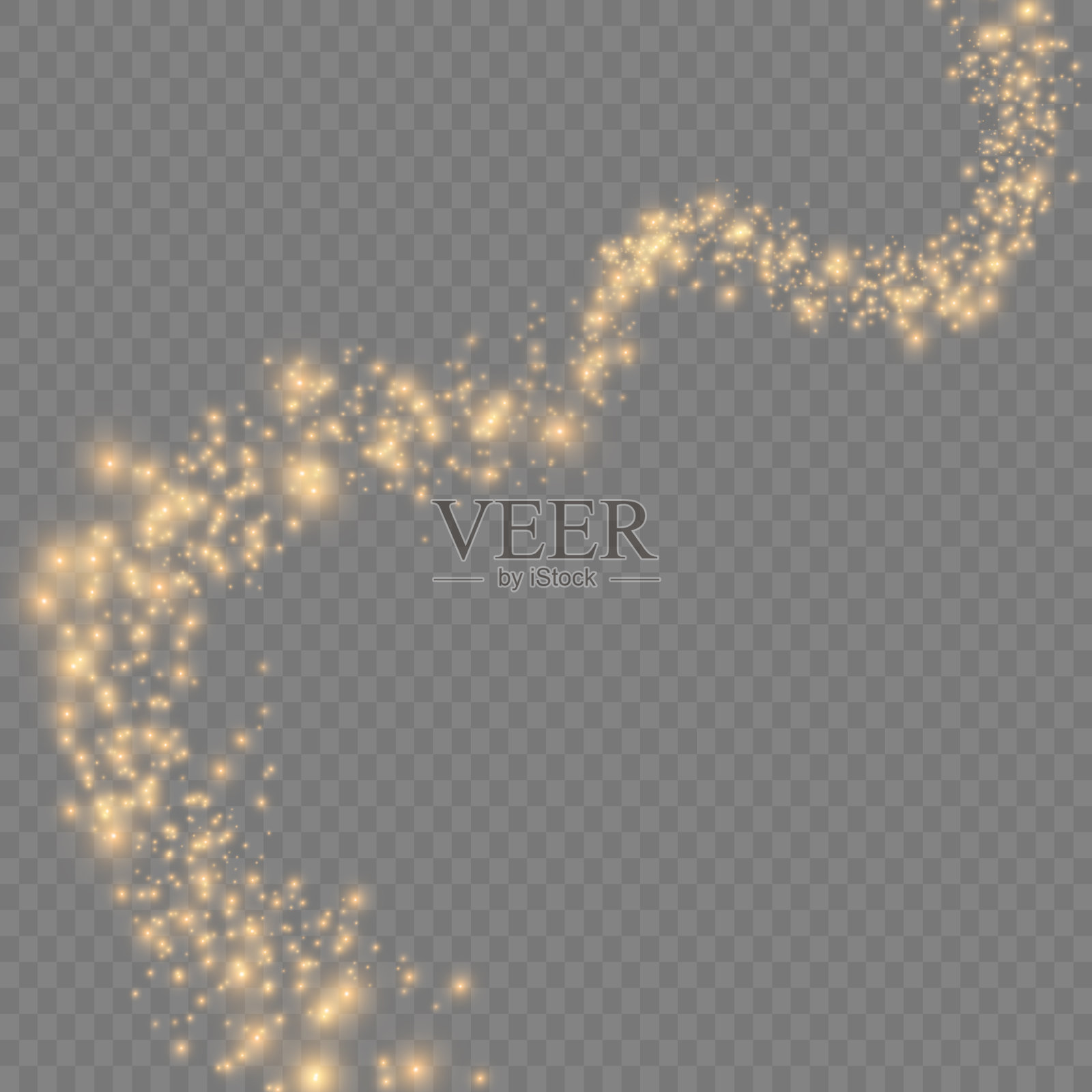 美丽的黄色的尘土。设计元素图片