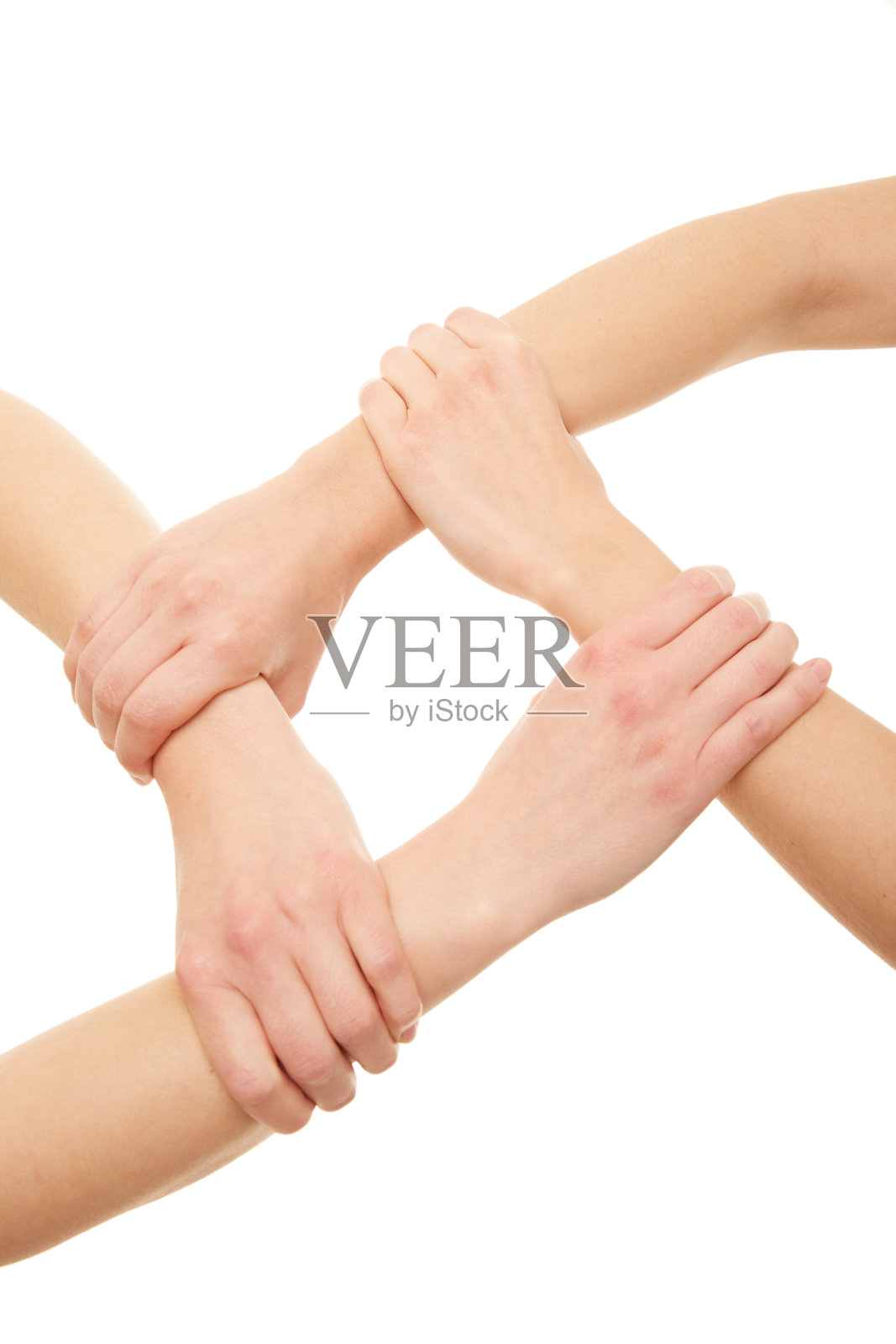 女人的武器，团队合作，手势照片摄影图片