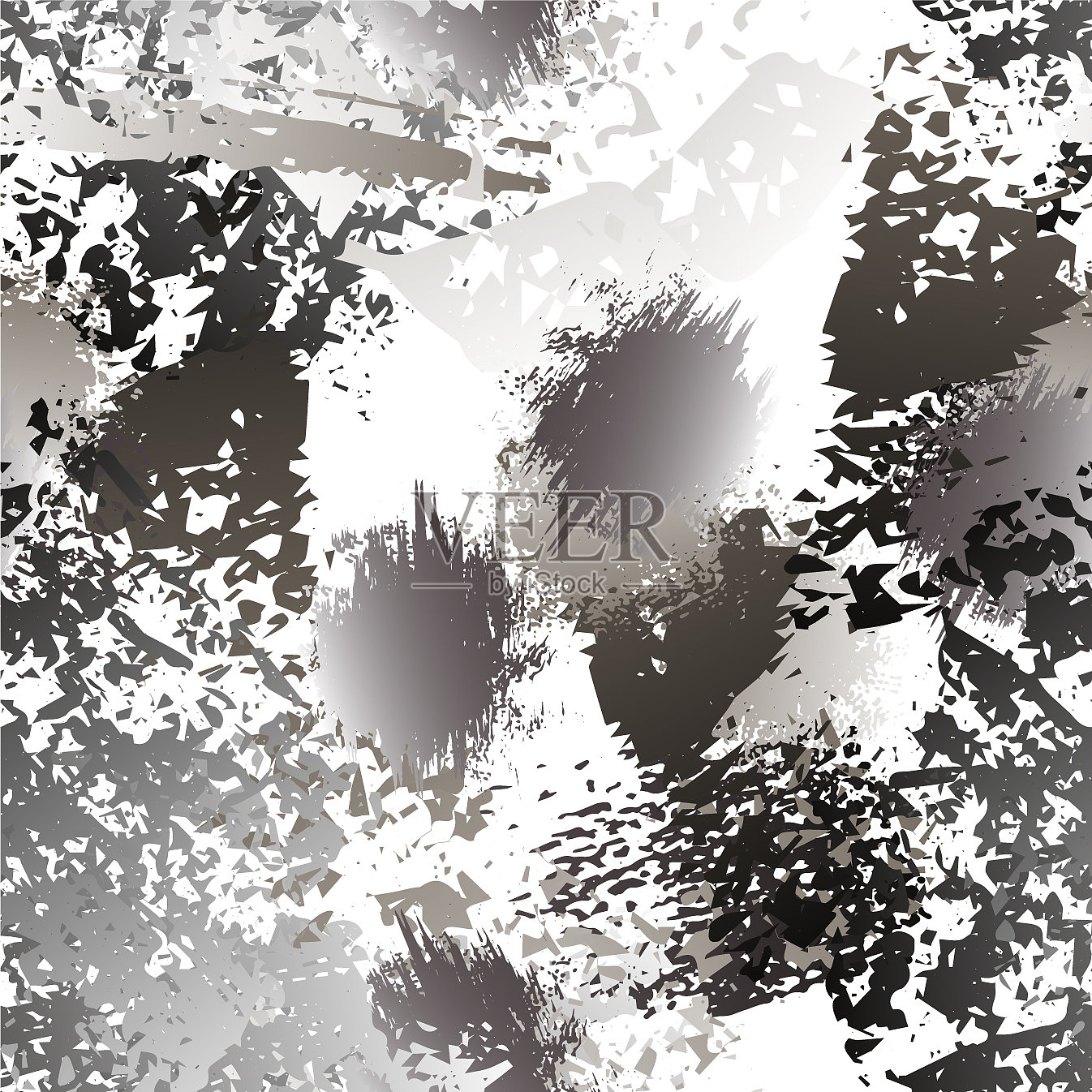 垃圾干油漆表面水彩飞溅插画图片素材