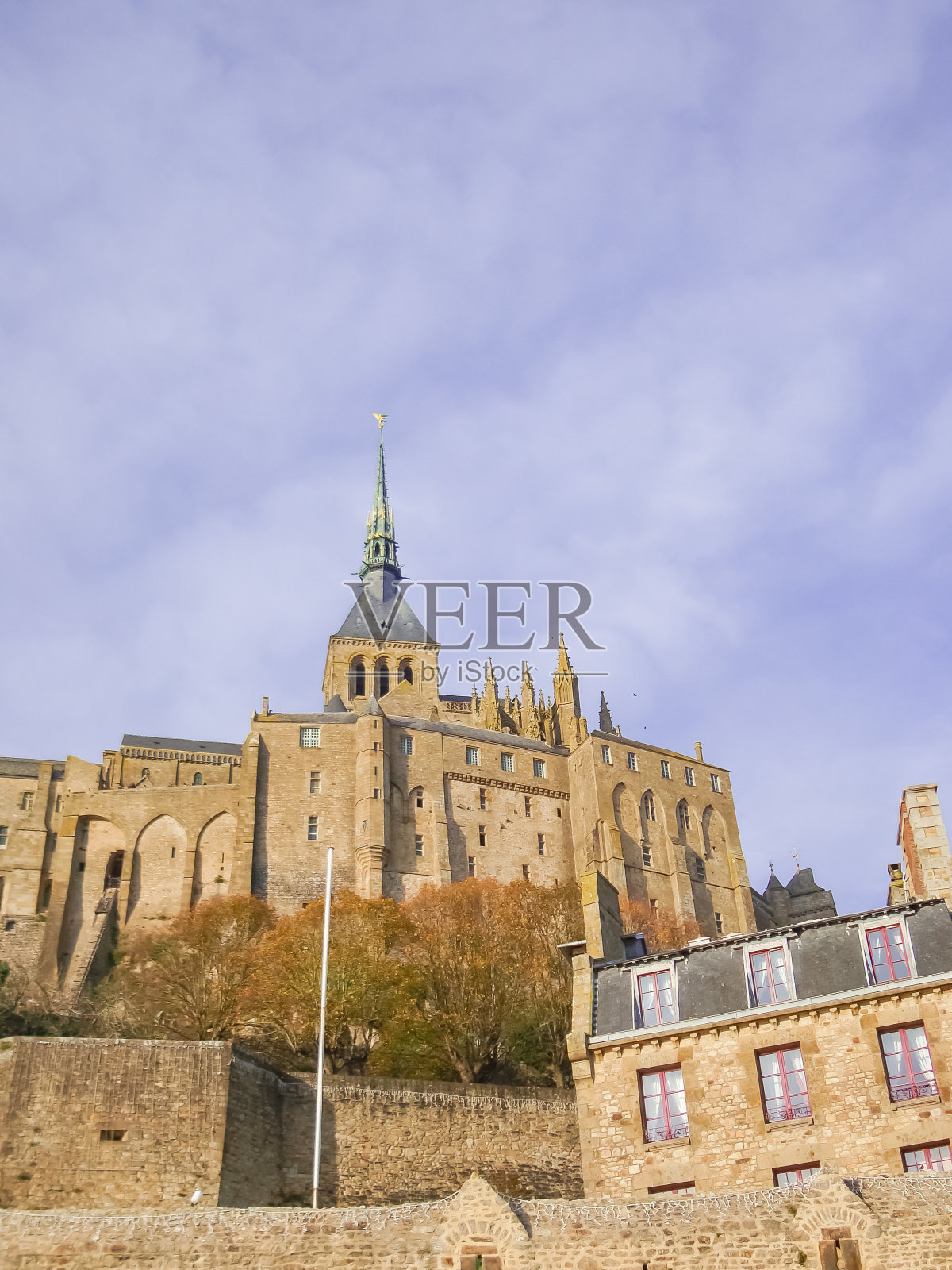 法国圣米歇尔山修道院照片摄影图片