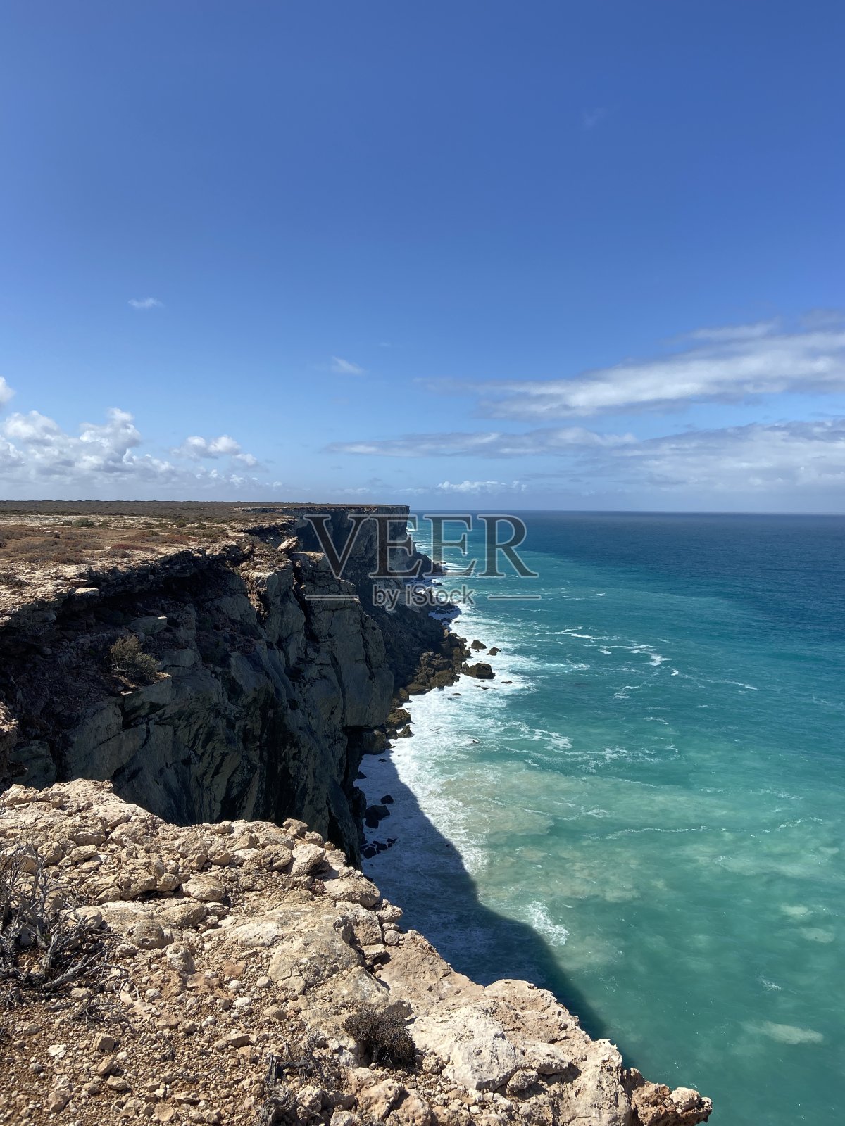 大澳大利亚湾-南澳大利亚，纳拉伯平原照片摄影图片