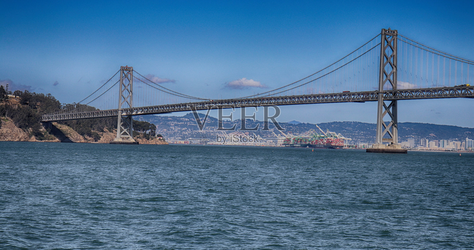 奥克兰桥景照片摄影图片