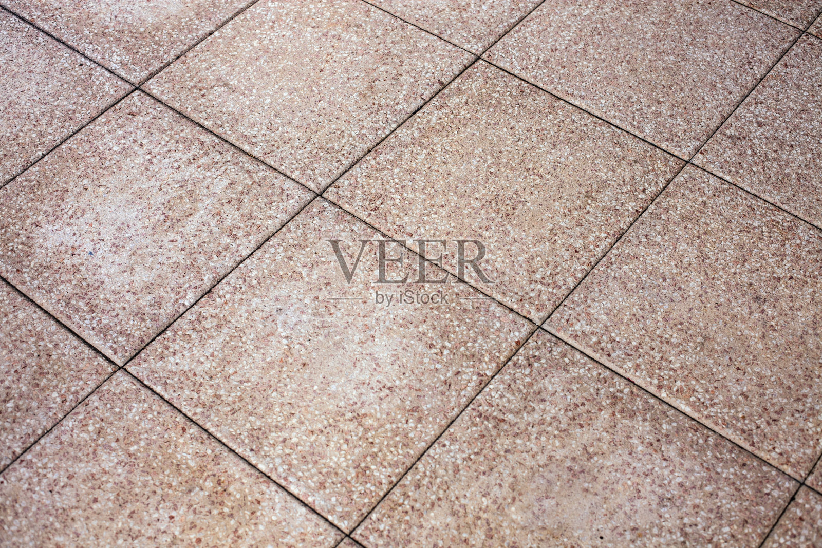 混凝土地砖方形图案透视地板照片摄影图片