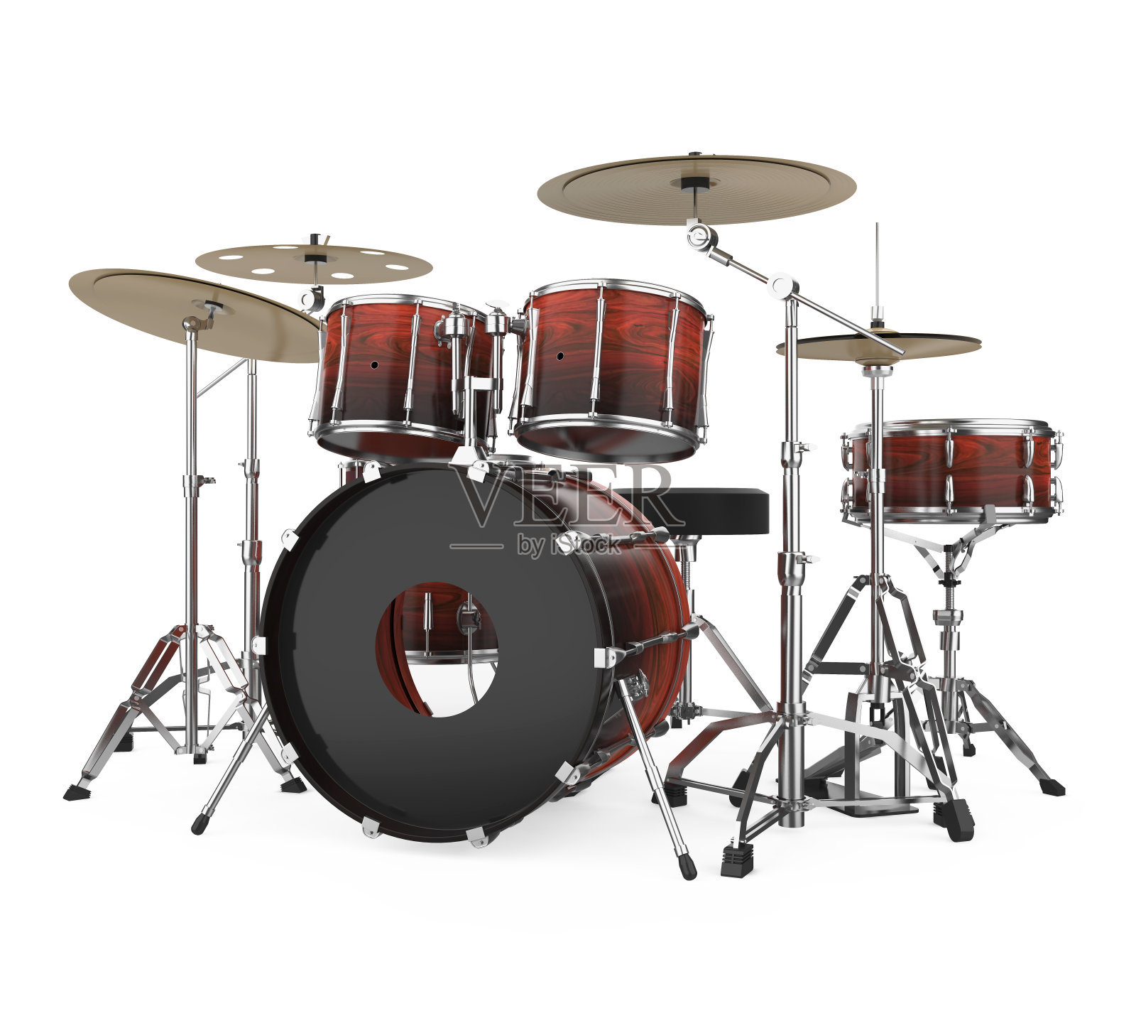 鼓组件隔离照片摄影图片