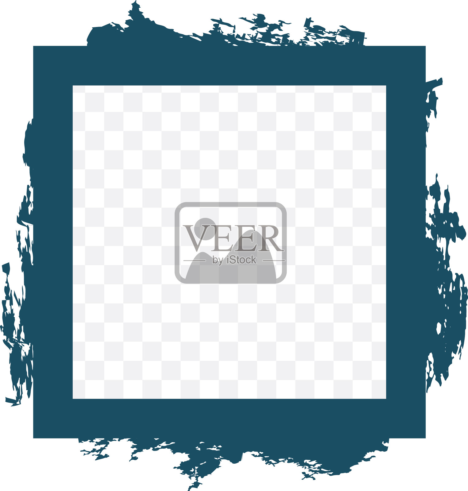 简单的相框方形几何形状设计元素图片