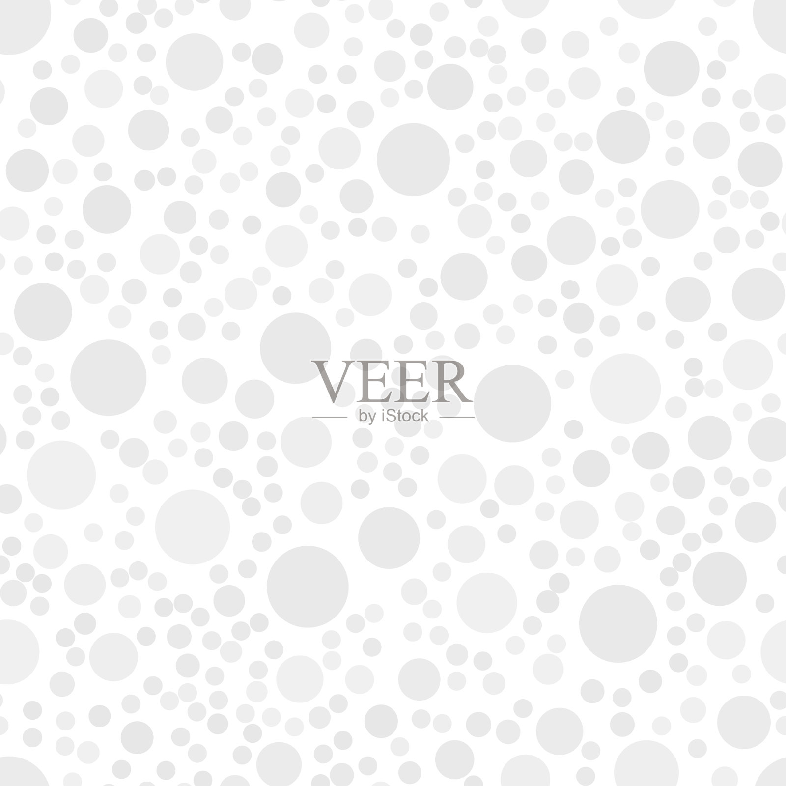 无缝背景做成浅灰色圆插画图片素材