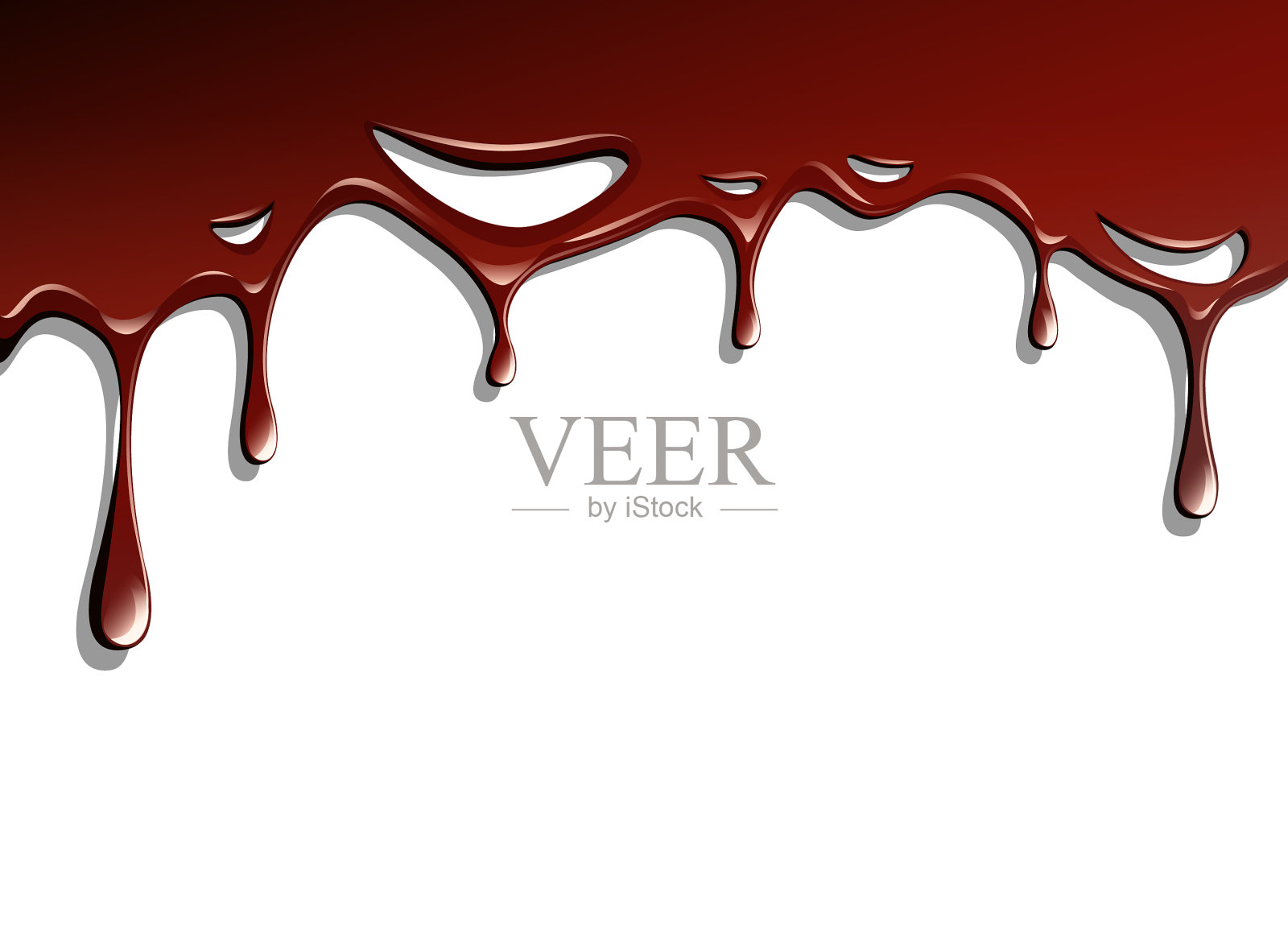 白色背景上的黑巧克力插画图片素材