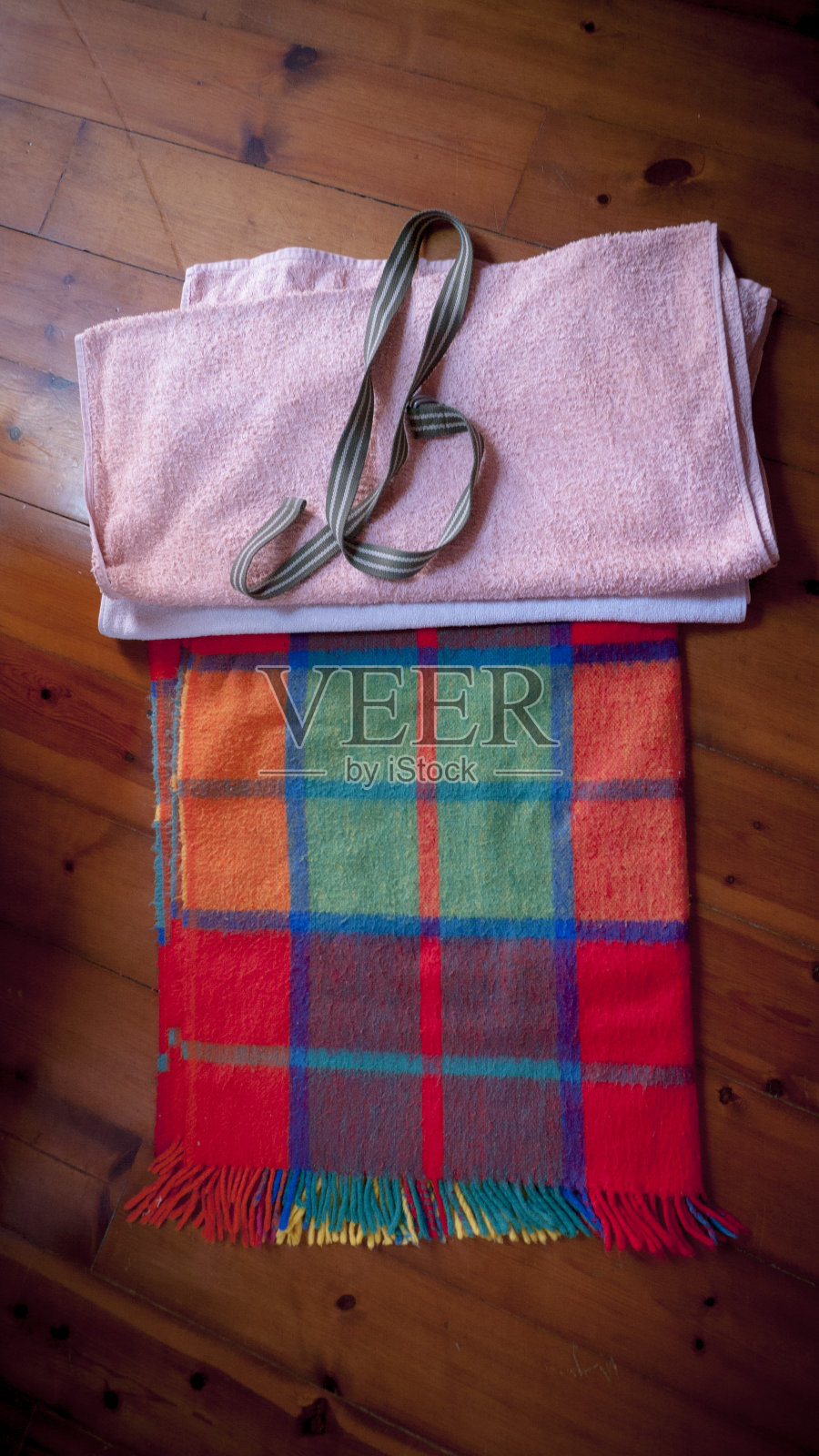 毛巾，毯子和皮带照片摄影图片