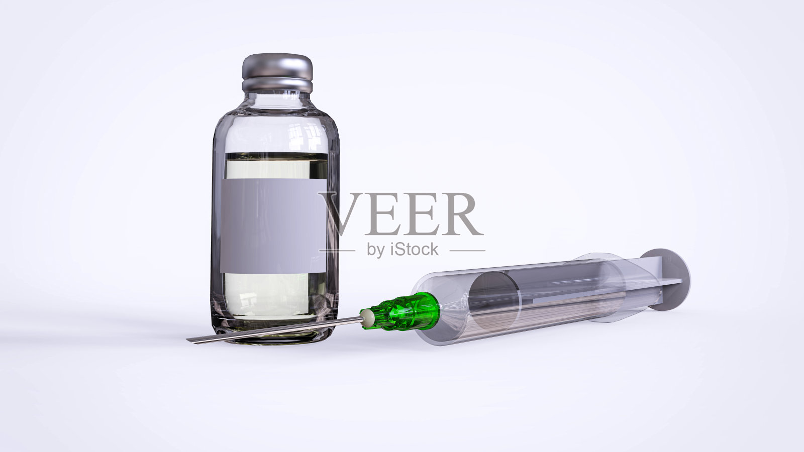 健康和医学概念的三维渲染。照片摄影图片