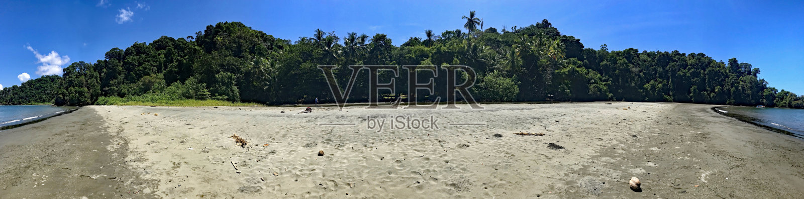 哥斯达黎加的热带海滩照片摄影图片