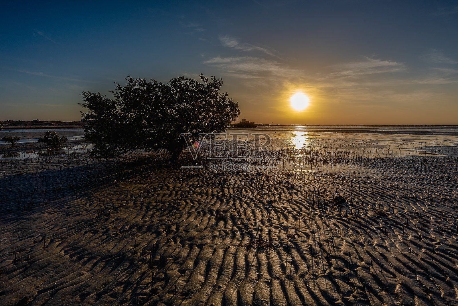 晚上的风景照片摄影图片