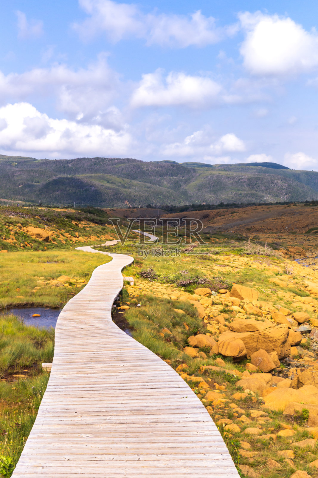 加拿大纽芬兰和拉布拉多的格罗莫恩国家公园高地步道照片摄影图片