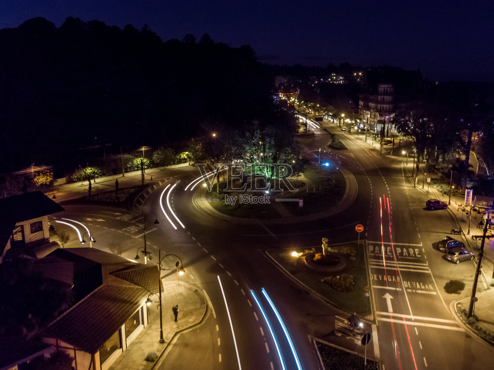 Gramado晚上照片摄影图片