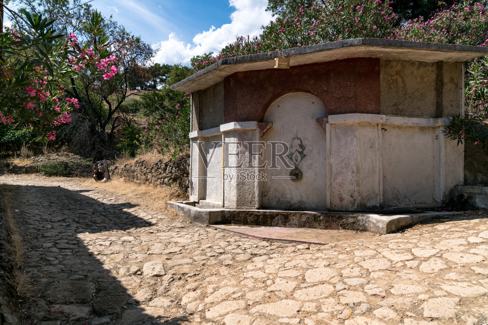 有一个村庄，Ayvalik，火鸡照片摄影图片