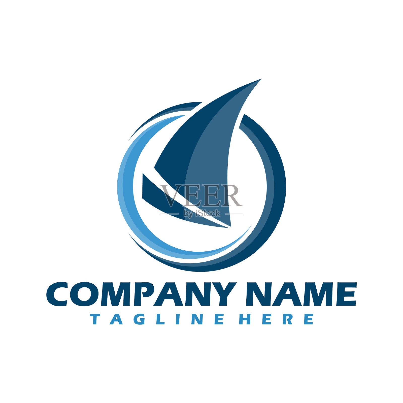 游艇标志游艇标志标志模板插画图片素材