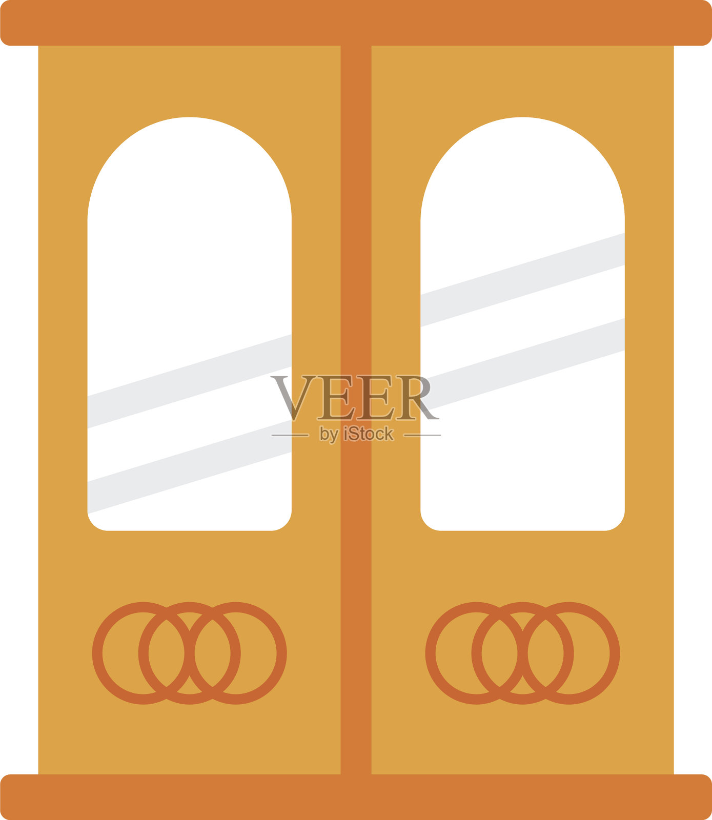 内阁插画图片素材