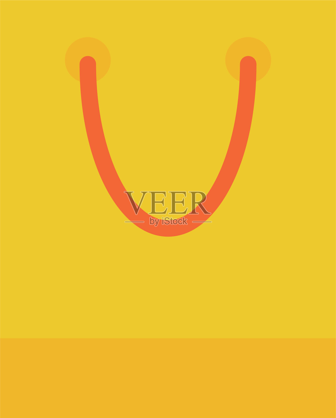 购物袋纸孤立图标设计元素图片