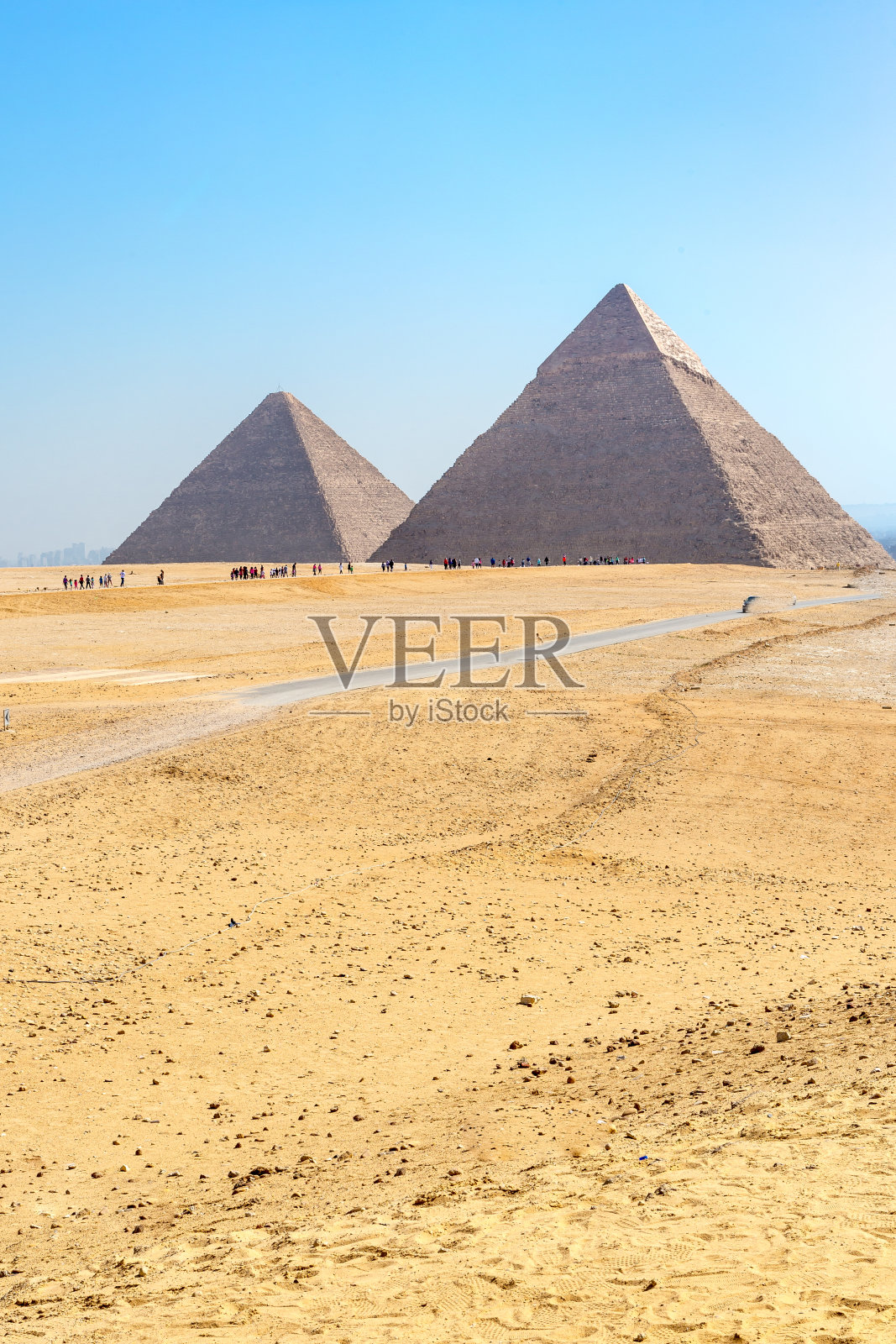 狮身人面像和金字塔，埃及开罗照片摄影图片