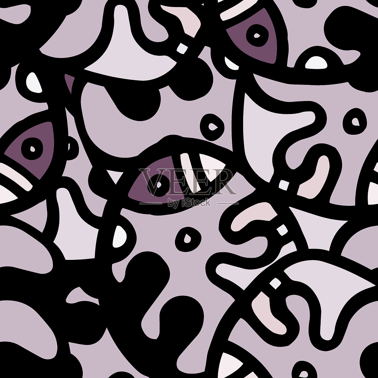 嬉皮士打印插画图片素材