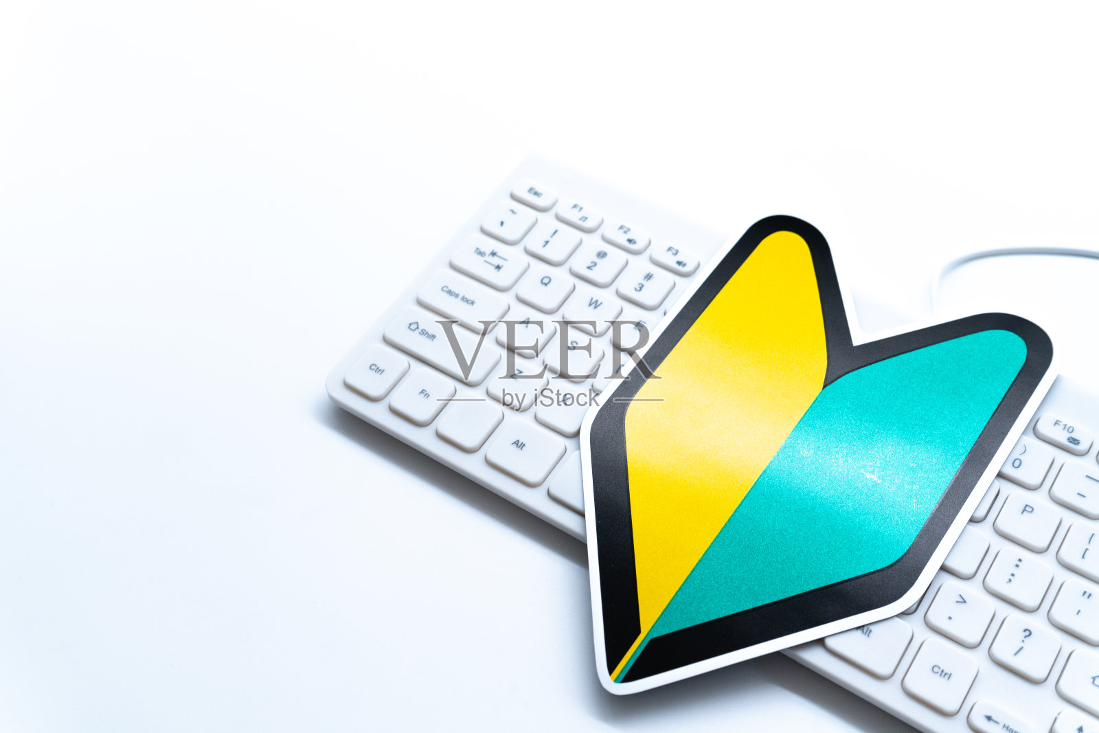 个人电脑初学者的形象照片摄影图片