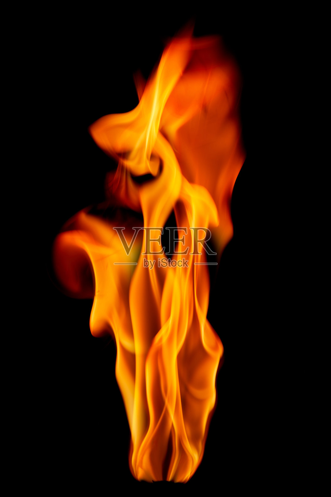 黑暗中的火焰纹理照片摄影图片