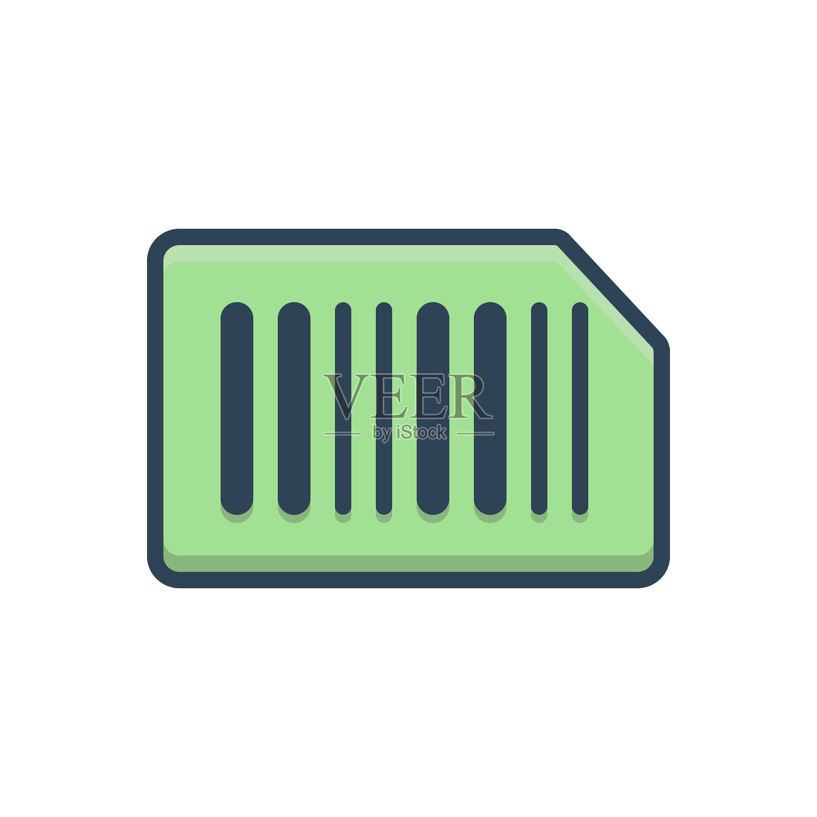 条形码插画图片素材