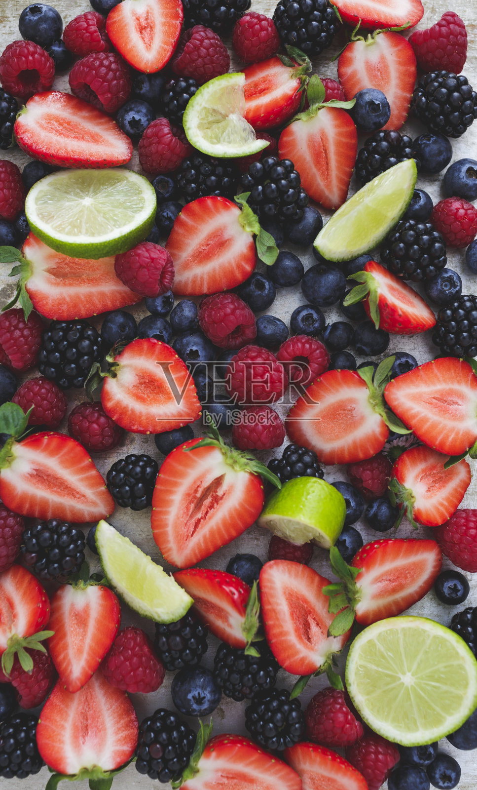 不同种类的浆果作为背景照片摄影图片