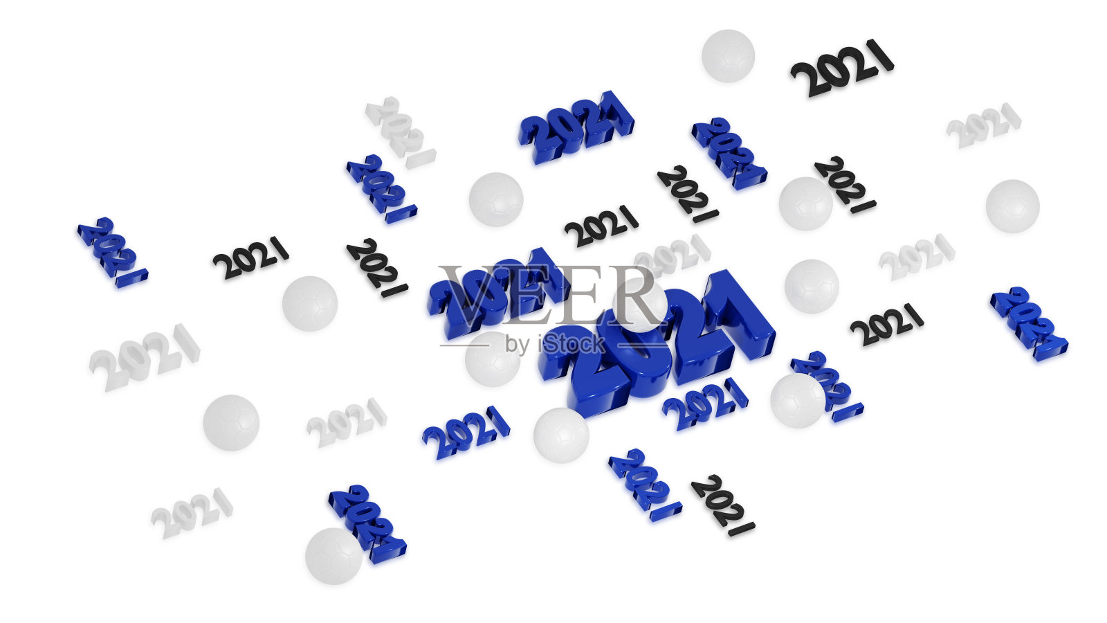 许多手球2021设计与几个球在白色照片摄影图片