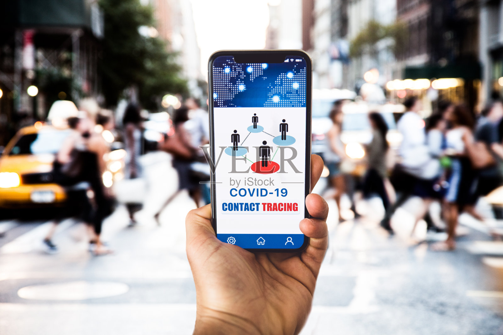 各国政府采用的手机APP接触者追踪以阻止新冠疫情照片摄影图片